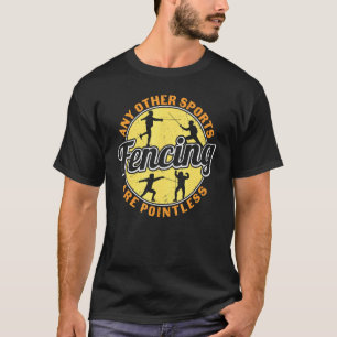Vintager Fencer aller anderen Sportarten T-Shirt