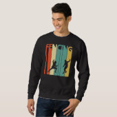 Vintager Fencing-Sport Sweatshirt (Vorne ganz)