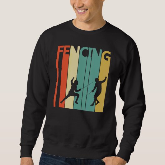 Vintager Fencing-Sport Sweatshirt (Vorderseite)