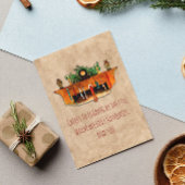 Vintager Feuerplatz Strumpf Holly Cosy Weihnachten