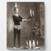 Vintager Feuerschlucker Fotoplatte (Vorderseite)