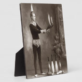 Vintager Feuerschlucker Fotoplatte (Seite)