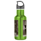 Vintager Feuerschlucker Trinkflasche (Rückseite)