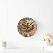 Vintager Feuerwehrabdeckung der 1880er Jahre Runde Wanduhr (Zuhause)