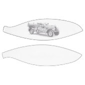 Vintager Feuerwehrleute zeichnend Bleistiftstiftfe Basketball (Panele)