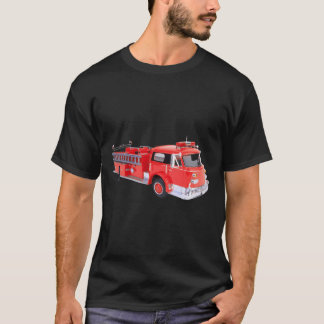 Vintager Feuerzeug Alte Mode Retro Feuerwehr Motor T-Shirt