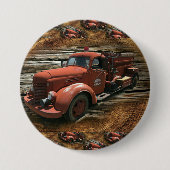 Vintager Feuerzug Button (Vorderseite)
