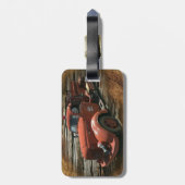 Vintager Feuerzug Gepäckanhänger (Rückseite vertikal)