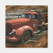 Vintager Feuerzug Magnet (Vorne)