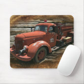 Vintager Feuerzug Mousepad (Mit Mouse)