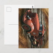 Vintager Feuerzug Postkarte (Vorne/Hinten)