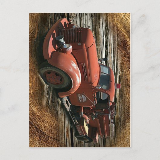 Vintager Feuerzug Postkarte (Vorderseite)