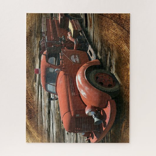 Vintager Feuerzug Puzzle (Vertikal)