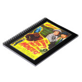 Vintager Film-Horror - Notizblock (Linke Seite)