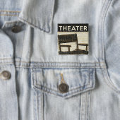 Vintager Film-Stuhl Button (Beispiel)