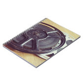 Vintager Filmfilm Notizblock (Linke Seite)