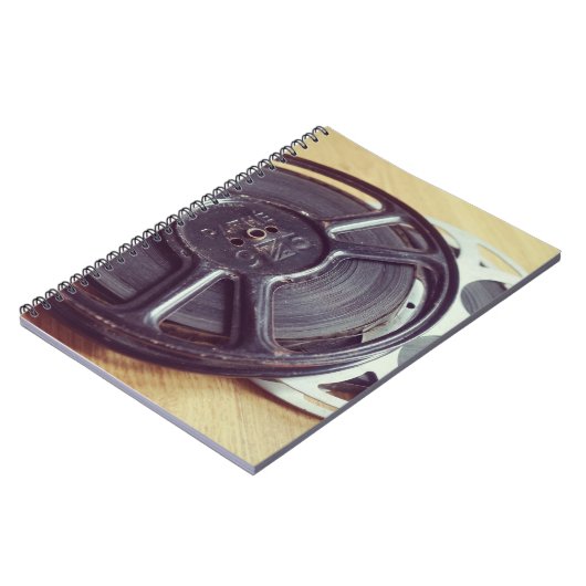 Vintager Filmfilm Notizblock (Linke Seite)