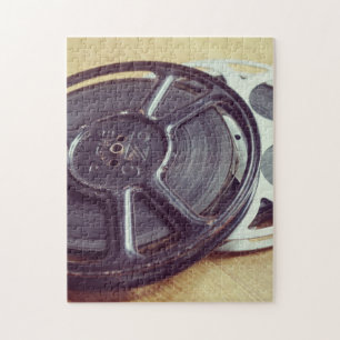 Vintager Filmfilm Puzzle