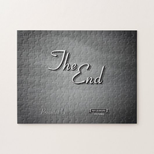 Vintager Filmkredit Puzzle (Horizontal)