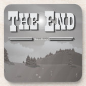 Vintager Filmkredit Untersetzer (Vorderseite)