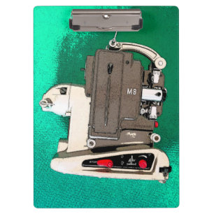 Vintager Filmprojektor Klemmbrett