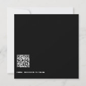 Vintager Filmstreifen Save the Date Einladung (Rückseite)