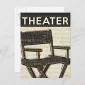 Vintager Filmstuhl Postkarte (Vorne/Hinten)