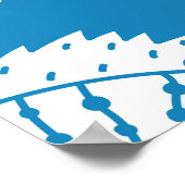 Vintager Fisch: Dekoratives Illustrations-Set. Poster (Ecke)