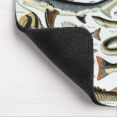 Vintager Fisch der Welt Mousepad (Ecke)