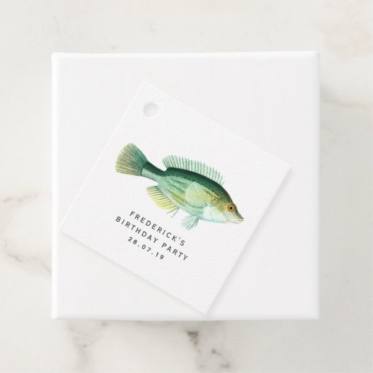 Vintager Fisch Geschenkanhänger (Beispiel)