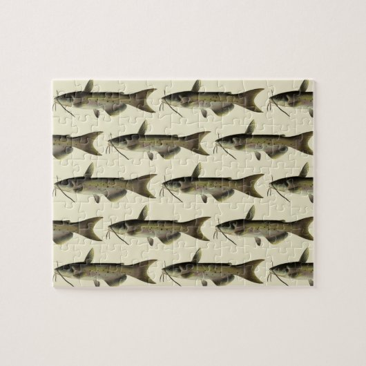 Vintager Fisch, Marine Life River Fish Puzzle (Horizontal)