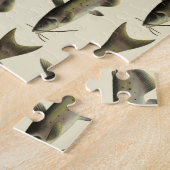 Vintager Fisch, Marine Life River Fish Puzzle (Seite)