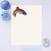 Vintager Fisch, Sportfischer Flyer (Einzeln)