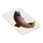 Vintager Fisch, Sportfischer Magnet (Rechte Seite)