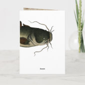 Vintager Fisch, Vatertag Karte (Rückseite)