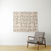 Vintager Fischfang: Antiker Fischer aus den 1900er Wandteppich (Beispiel (Horizontal))