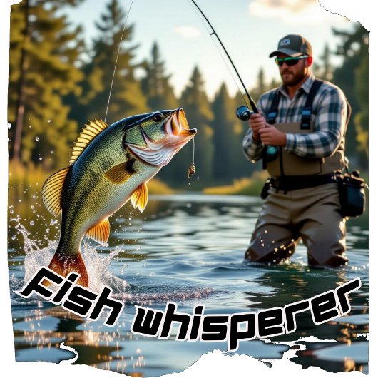 Vintager Fischflüster T-Shirt