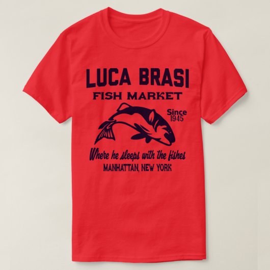 Vintager Fischmarkt Luca brasi T-Shirt (Design vorne)