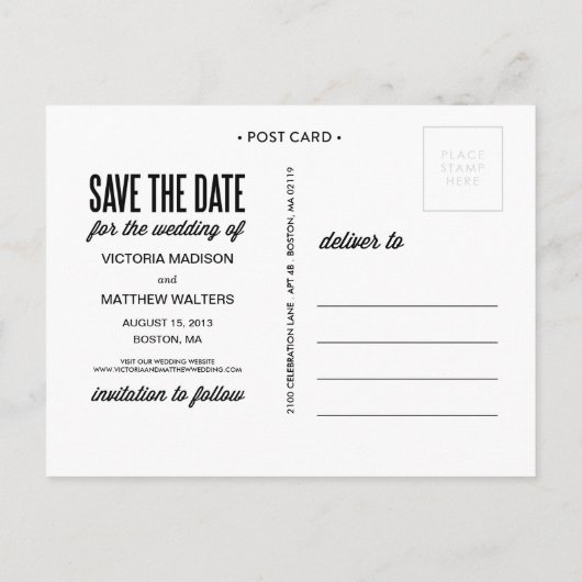 VINTAGER FLAIR | Ankündigung Datum freihalten (Rückseite)