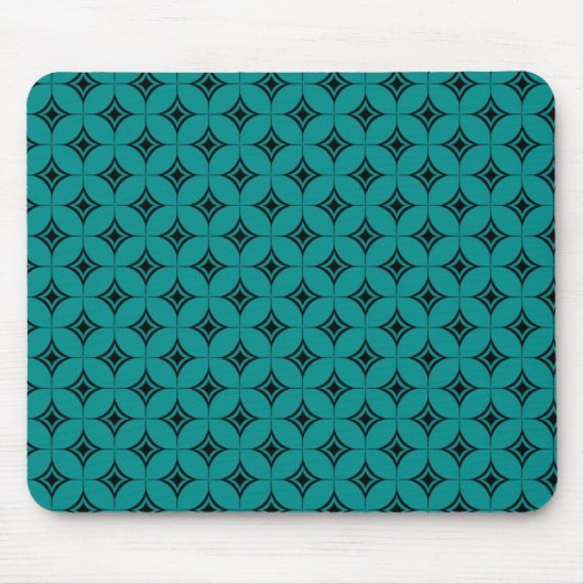 Vintager Flair Mousepad, Aquamarin Mousepad (Vorne)