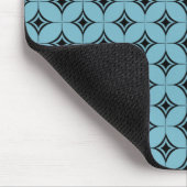 Vintager Flair Mousepad, hellblau Mousepad (Ecke)