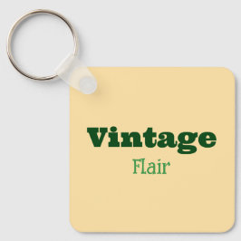 Vintager Flair Schlüsselanhänger