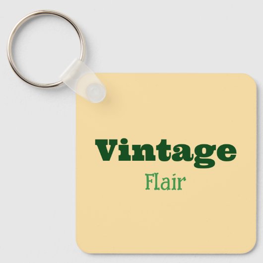 Vintager Flair Schlüsselanhänger (Vorderseite)