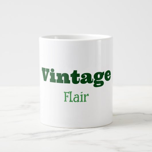 Vintager Flair Spezielle Tasse (Vorderseite)