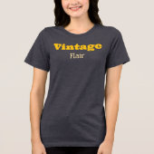 Vintager Flair T - Shirt (Vorderseite)