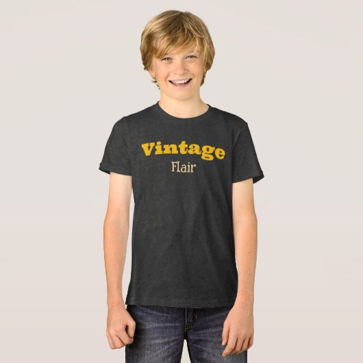 Vintager Flair T - Shirt (Vorderseite voll)