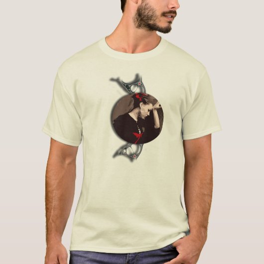 Vintager Flamenco-Tänzer T-Shirt (Vorderseite)