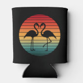 Vintager Flamingo Dosenkühler (Rückseite)