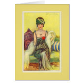 Vintager Flapper auf einem Set, (Vorne)