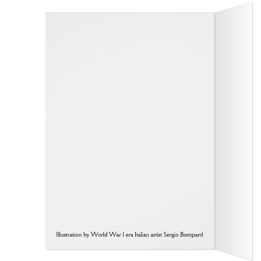 Vintager Flapper mit Blume, (Innen (Links))